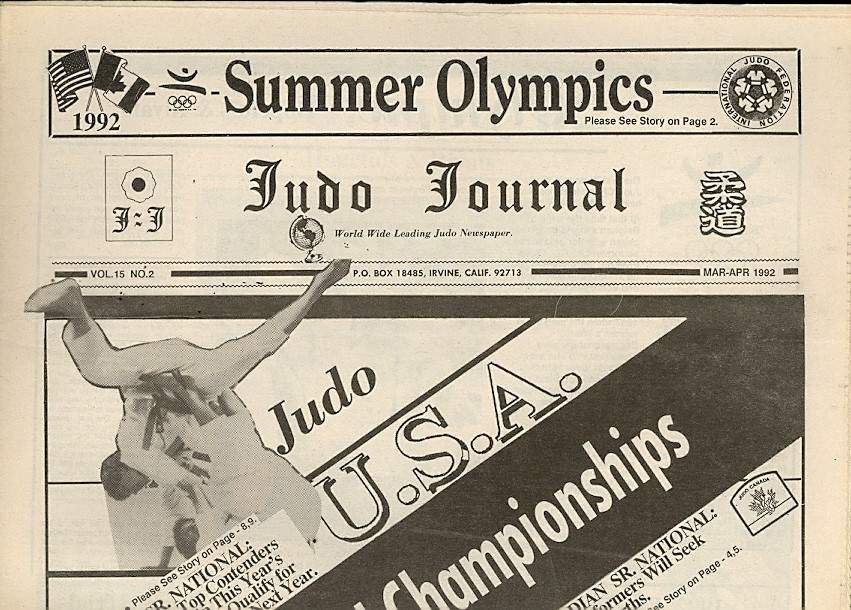 03/92 Judo Journal Newspaper